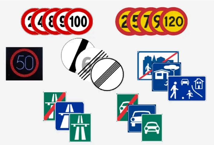 VOLVO S60 (2025) - Informations sur la signalisation routière\* - 1