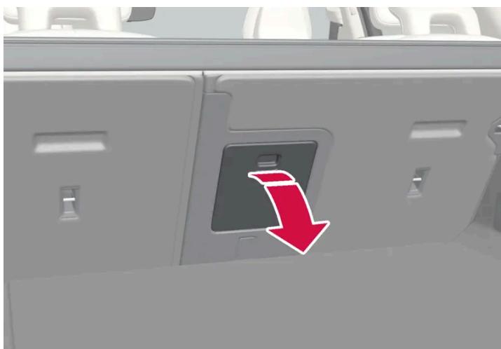VOLVO S60 (2025) - Trappe pour les objets longs dans la banquette arrière\* - 1