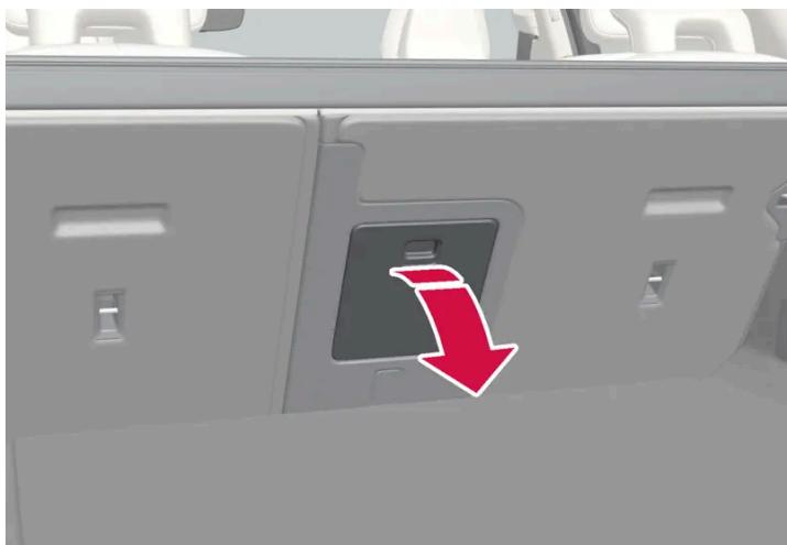 VOLVO S60 (2025) - Trappe pour les objets longs dans la banquette arrière\* - 1