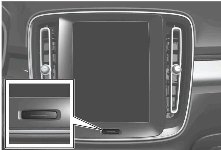 VOLVO S60 (2025) - Nettoyer l'écran central - 1