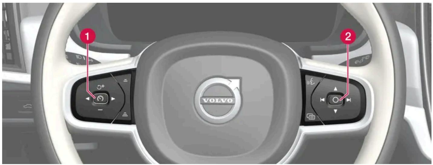 VOLVO S60 (2025) - Commandes au volant et avertisseur sonore - 1