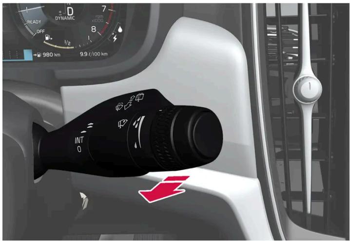 VOLVO S60 (2025) - Activer le lave-glace et le lave-phares - 1
