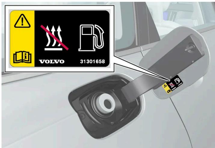 VOLVO S60 (2025) - Concerne les voitures équipées d'un chauffage auxiliaire alimenté au carburant\* - 1