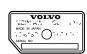 VOLVO S60 (2025) - Emplacement des autocollants - 6