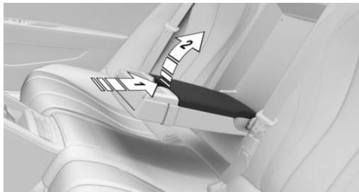 BMW BMW M8 GRAN COUPÉ (2022) - Ouverture du vide-poches - 1