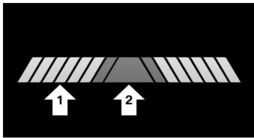 BMW BMW M8 GRAN COUPÉ (2022) - Témoins lumineux de passage des vitesses dans le combiné d'instruments - 1