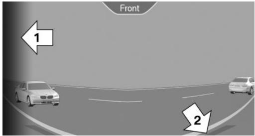 BMW BMW M8 GRAN COUPÉ (2022) - Affichage dans l'écran deamera - 1