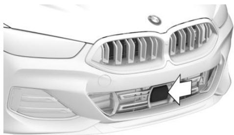 BMW BMW M8 GRAN COUPÉ (2022) - Captive radar avant - 1