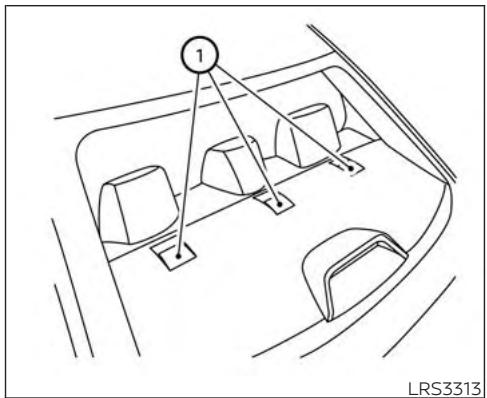 NISSAN Versa (2025) - Fixation rigide du système LATCH - 1