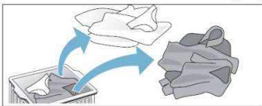 FAGOR MG100E14586BHLP - Sorting the laundry according to colour and degree of soiling - 1