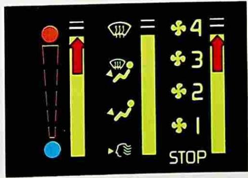 RENAULT 25 (1984-1988) - Répartition de l'air dans l'habitacle - 1