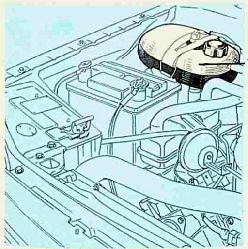 RENAULT 25 (1984-1988) - Niveau pompe d'assistance direction 1\* - 1