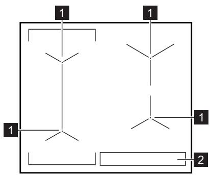 AEG TO74IB00CB - Agencement des zones de cuisson - 1