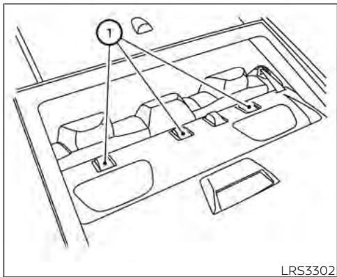 NISSAN Maxima 2021 - Fixation rigide du système LATCH - 1