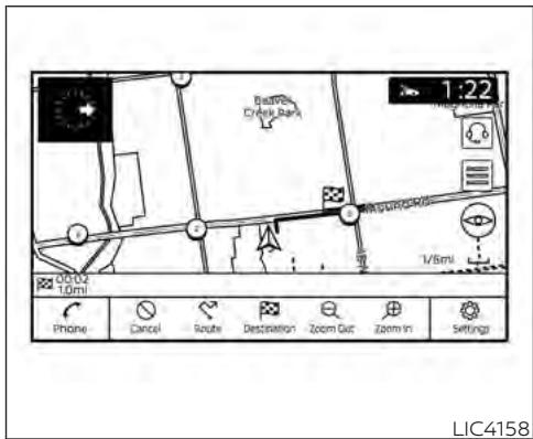 NISSAN Maxima 2021 - Navigation Settings (réglages de navigation) - 1