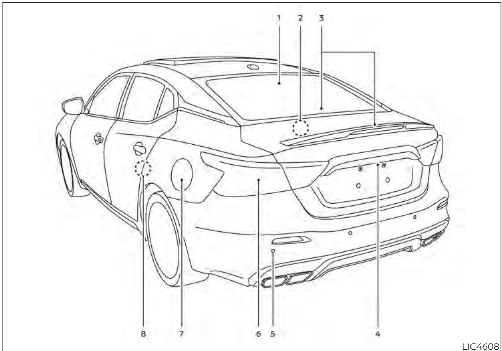 NISSAN Maxima 2021 - SACS GONFLABLES, CEINTURES DE SÉCURITÉ ET ENSEMBLES DE RETENUE D'ENFANT - 3