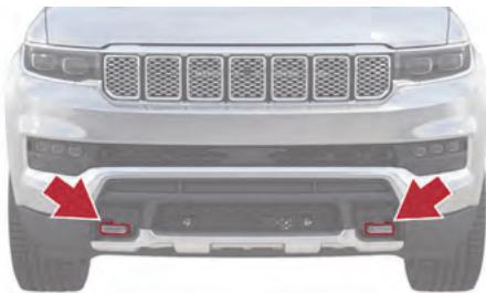 JEEP Grand Wagoneer (2024) - CROCHETS DE REMORQUAGE D'URGENCE - SELON L'ÉQUIPEMENT - 1
