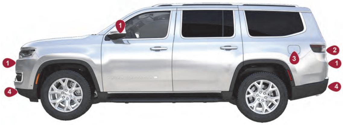 JEEP Grand Wagoneer (2024) - VUE D'ENSEMBLE EXTÉRIÉURE - 1