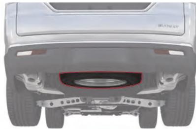 JEEP Grand Wagoneer (2024) - RANGEMENT DE LA ROUE DE SECOURS - 1