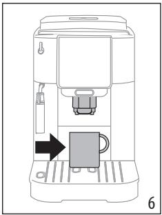 DELONGHI ECAM22031SSB - Brancher l'appareil sur secteur (fig. 2). - 3