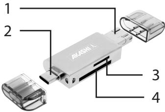 Akashi ALTSDREADER3IN1 - 1