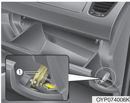 KIA Sedona YP (2014-2018) - Inspection du filtre - 1