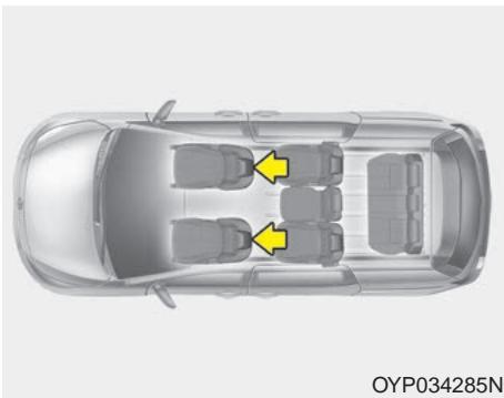 KIA Sedona YP (2014-2018) - Appui-tête (pour le siège avant) - 1
