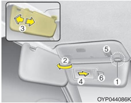KIA Sedona YP (2014-2018) - Pare-soleil - 1