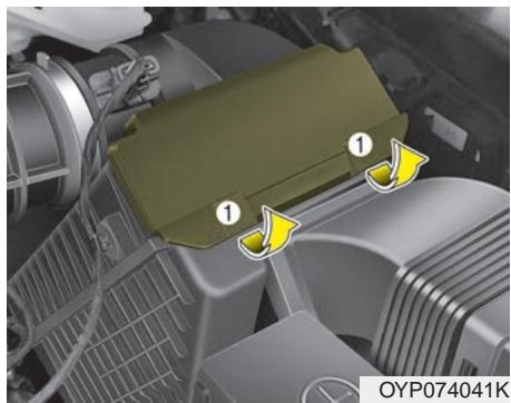 KIA Sedona YP (2014-2018) - Remplacement du filtre - 2