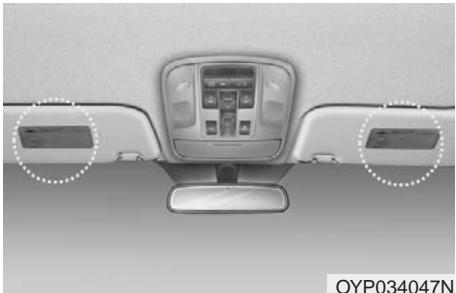 KIA Sedona YP (2014-2018) - Étiquette d'avertissement des coussins gonflables - 1