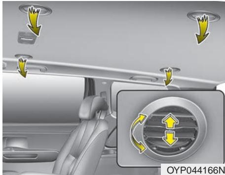 KIA Sedona YP (2014-2018) - Bouches d'aération arrière - 1