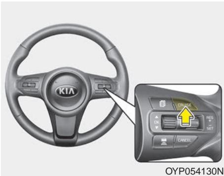 KIA Sedona YP (2014-2018) - Pour mettre le régulateur de vitesse hors circuit : - 1