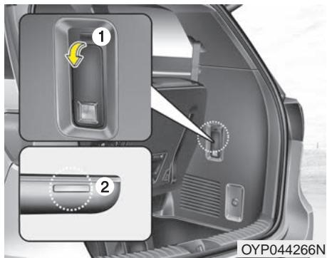 KIA Sedona YP (2014-2018) - Utilisation de la lampe de poche (si équipé) - 1