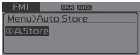 KIA Sedona YP (2014-2018) - MENU - 1