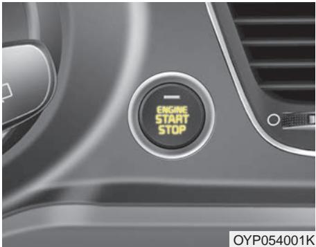 KIA Sedona YP (2014-2018) - Bouton de DÉMARRAGE/ARRÊT DU MOTEUR illuminé - 1