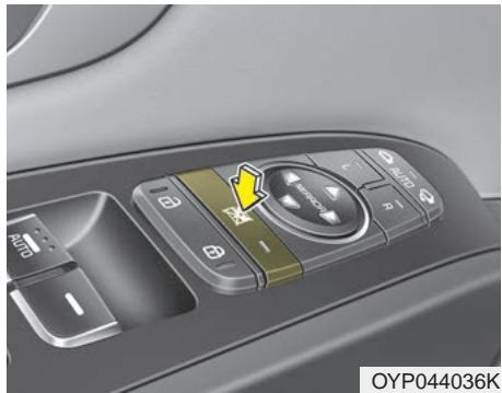 KIA Sedona YP (2014-2018) - Commutateur de verrouillage des glaces électriques et du toit ouvrant arrière\* - 1