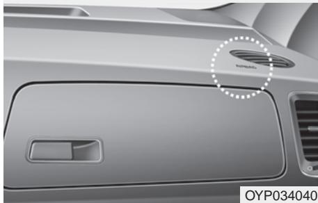 KIA Sedona YP (2014-2018) - Coussins gonflables du conducteur et du passager - 2
