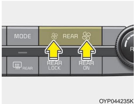 KIA Sedona YP (2014-2018) - Bouton de commande de la vitesse du ventilateur arrière - 1