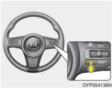 KIA Sedona YP (2014-2018) - Pour régler la distance entre les véhicules (SCC) - 1