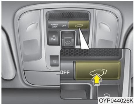 KIA Sedona YP (2014-2018) - Fonctionnement du hayon électrique (si équipé) - 1