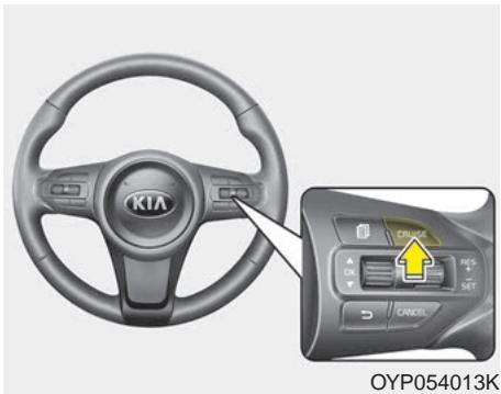KIA Sedona YP (2014-2018) - Pour ramener la vitesse de croisière à plus de 40 km/h (25 mi/h) environ : - 2
