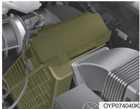 KIA Sedona YP (2014-2018) - Remplacement du filtre - 1