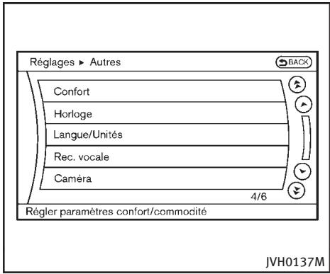 INFINITI FX (2008-2014) - MODE STANDARD DE RECONNAISSANCE VOCALE INFINITI - 1