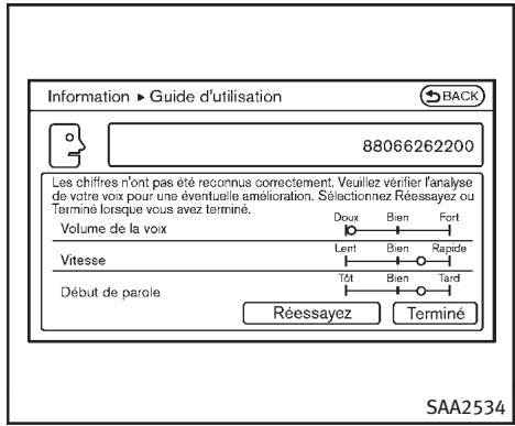 INFINITI FX (2008-2014) - Explications relatives au fonctionnement du système de reconnaissance vocale INFINITI - 1