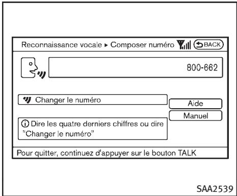 INFINITI FX (2008-2014) - Exemples de commandes vocales - 6