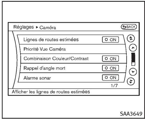 INFINITI FX (2008-2014) - COMMENT AJUSTER LA VUE D'É-CRAN - 1