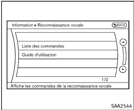 INFINITI FX (2008-2014) - Afficher la liste des commandes - 1
