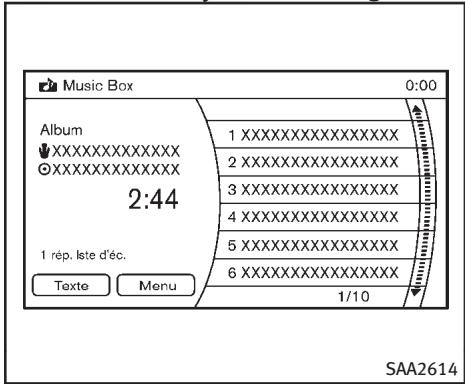 INFINITI FX (2008-2014) - Arrêter l'enregistrement : - 2
