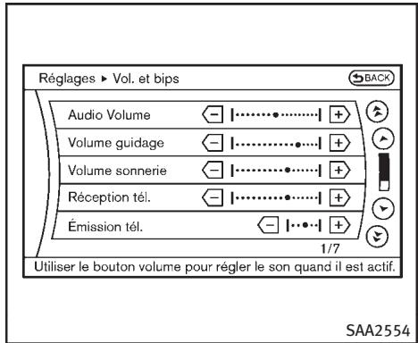 INFINITI FX (2008-2014) - Réglages Bluetooth (modèles avec système de navigation) - 1