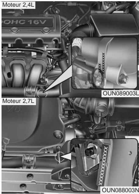 KIA Rondo UN (2006-2010) - NUMERO DU MOTEUR - 1